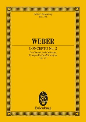 ISBN 9783795767730: Konzert Nr. 2 Es-Dur - op. 74. JV 118. Klarinette und Orchester. Studienpartitur.