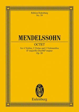 ISBN 9783795771409: Oktett Es-Dur - op. 20. 4 Violinen, 2 Violen und 2 Violoncelli. Studienpartitur.