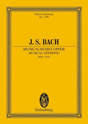 ISBN 9783795771850: Musikalisches Opfer - BWV 1079. Kammerorchester. Studienpartitur.