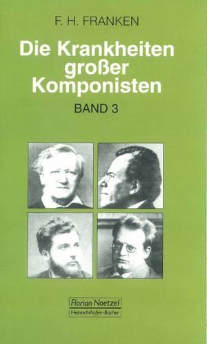 ISBN 9783795905415: Die Krankheiten grosser Komponisten / Niccolo Paganini, Richard Wagner, Georges Bizet, Gustav Mahler, MaxReger