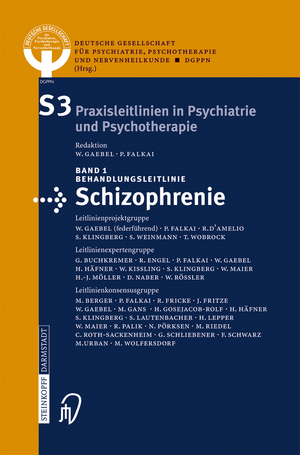 ISBN 9783798514935: Behandlungsleitlinie Schizophrenie