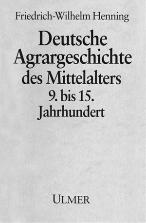 ISBN 9783800130924: Deutsche Agrargeschichte im Mittelalter – Deutsche Agrargeschichte des Mittelalters. 9. bis 15 Jahrhundert