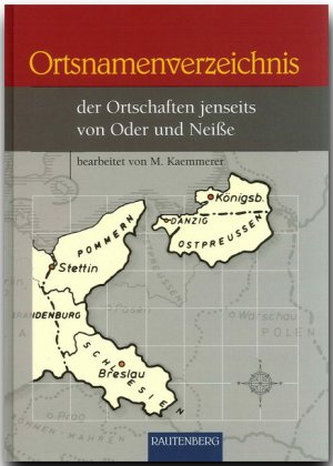 ISBN 9783800330867: Ortsnamenverzeichnis der Ortschaften jenseits von Oder und Neisse