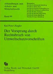 ISBN 9783800512065: Der Vorsprung durch Rechtsbruch von Umweltschutzvorschriften