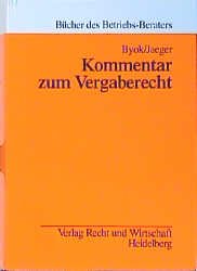 ISBN 9783800512409: Kommentar zum Vergaberecht