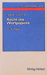 ISBN 9783800611720: Recht der Wertpapiere