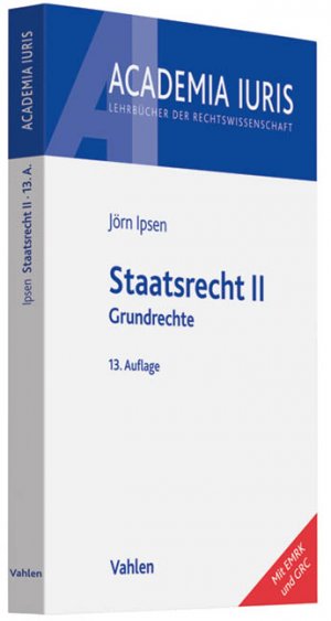 ISBN 9783800641437: Staatsrecht II: Grundrechte