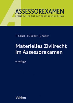 ISBN 9783800642861: Materielles Zivilrecht im Assessorexamen