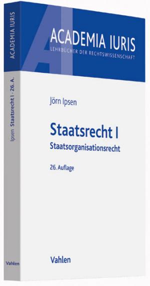 ISBN 9783800648054: Staatsrecht I - Staatsorganisationsrecht