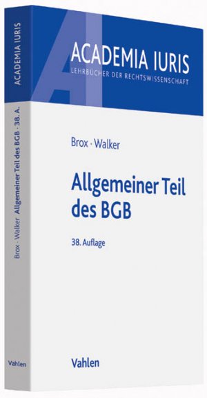 ISBN 9783800648184: Allgemeiner Teil des BGB