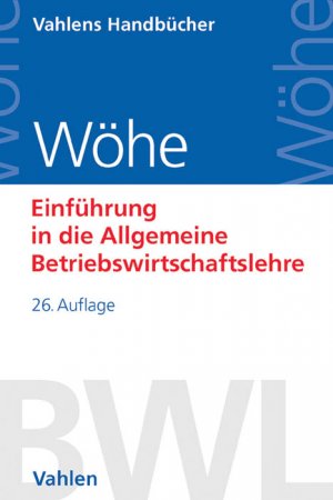 ISBN 9783800650002: Einführung in die Allgemeine Betriebswirtschaftslehre