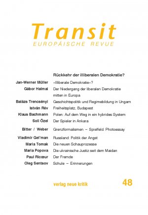 ISBN 9783801504113: Transit 48 - Rückkehr der illiberalen Demokratie?