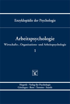 ISBN 9783801705985: Arbeitspsychologie