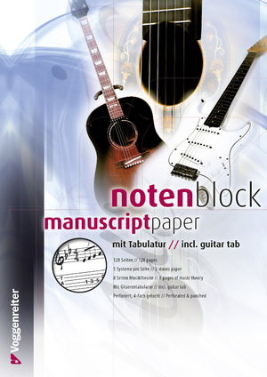 ISBN 9783802403231: Notenblock mit Tabulatur - Notenschreibblock für eigene Musikideen