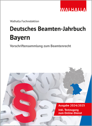 neues Buch – Walhalla Fachredaktion – Deutsches Beamten-Jahrbuch Bayern 2024/2025 | Vorschriftensammlung zum Beamtenrecht | Walhalla Fachredaktion | Buch | 1144 S. | Deutsch | 2024 | Walhalla Fachverlag | EAN 9783802911354