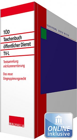 ISBN 9783802980039: TÖD – TV-L Taschenbuch öffentlicher Dienst Länder - in 4 Bänden (kommentiert); Basis-Kommentar zum Bundes-Angestelltentarifvertrag für Bund, Länder und Gemeinden; Eingruppierung