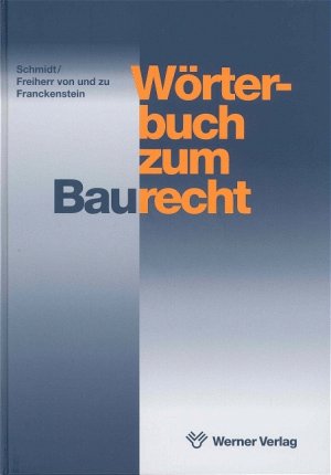 ISBN 9783804116009: Wörterbuch zum Baurecht