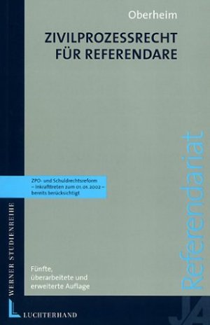 ISBN 9783804128378: Zivilprozessrecht für Referendare