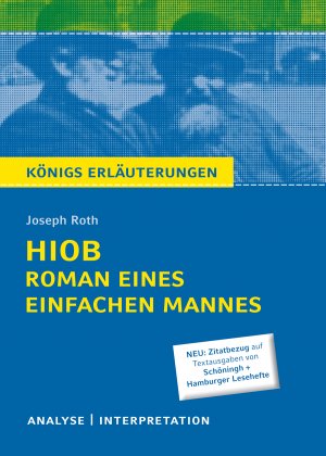 ISBN 9783804420007: Hiob von Joseph Roth - Textanalyse und Interpretation - mit ausführlicher Inhaltsangabe und Abituraufgaben mit Lösungen