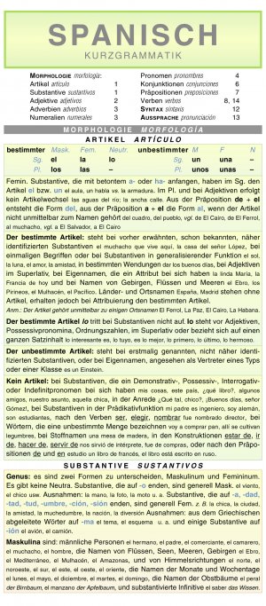 ISBN 9783804488946: Leporello: Spanisch Kurzgrammatik – Die komplette Grammatik im Überblick