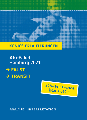 ISBN 9783804498426: Abitur Deutsch Hamburg 2021 - Königs Erläuterungen-Paket - Ein Bundle mit allen Lektürehilfen zur Abiturprüfung: Faust I, Transit