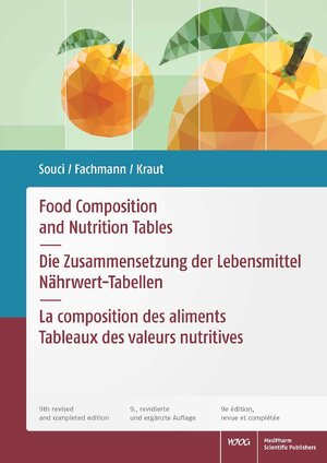 ISBN 9783804750937: Food Composition and Nutrition Tables | Die Zusammensetzung der Lebensmittel - Nährwert-Tabellen I La composition des aliments - Tableaux des valeurs nutritives | München | Buch | XXXII | Englisch