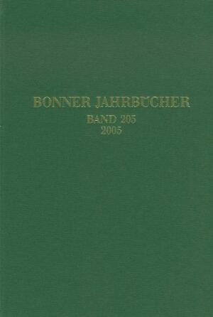 ISBN 9783805338912: Bonner Jahrbücher. Des Rheinischen Landesmuseums in Bonn und des Rheinischen Amtes für Bodendenkmalpflege im Landschaftsverband Rheinland und des Vereins von Altertumsfreunden im Rheinlande