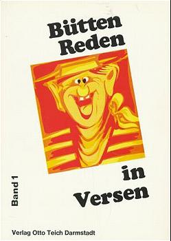 ISBN 9783806902150: Büttenreden in Versen. Je 10 gereimte Vorträge in Mainzer Art: Büttenreden in Versen, Bd.1