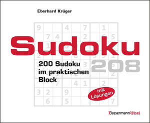 ISBN 9783809447085: Sudokublock 208 - 200 Sudoku im praktischen Abreißblock