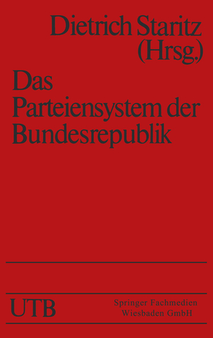 ISBN 9783810001610: Das Parteiensystem der Bundesrepublik