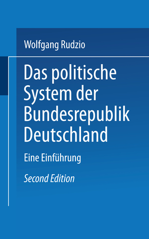 ISBN 9783810006431: Das politische System der Bundesrepublik Deutschland – Eine Einführung