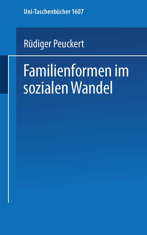 ISBN 9783810009159: Familienformen im sozialen Wandel