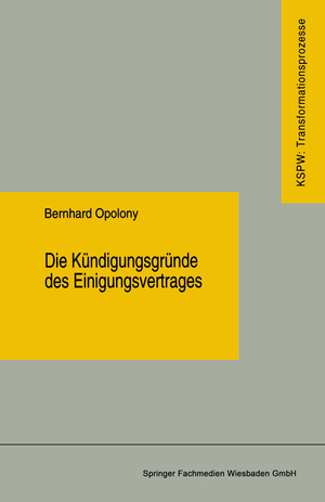 ISBN 9783810017499: Die Kündigungsgründe des Einigungsvertrages