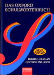 Isbn Das Oxford Schulworterbuch Bisherige Ausgabe Englisch Deutsch Deutsch Englisch Worterbuch Flexibler Kunststoff Einband Neu Gebraucht Kaufen