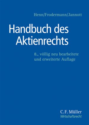 ISBN 9783811440210: Handbuch des Aktienrechts