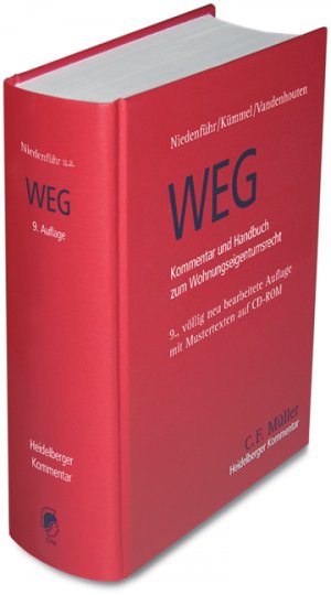 gebrauchtes Buch – Werner Niedenführ (Autor) – WEG. Kommentar und Handbuch zum Wohnungseigentumsrecht: mit Anmerkungen zur Heizkostenverordnung und zum Zwangsversteigerungsgesetz, einschlägigen  sowie zum gerichtlichen Verfahren Gebundene Ausgabe