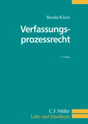 ISBN 9783811480803: Verfassungsprozessrecht