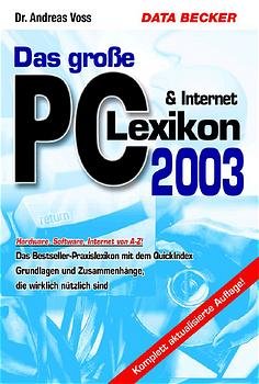 gebrauchtes Buch – Voss, Dr – Das große PC & Internet Lexikon 2003