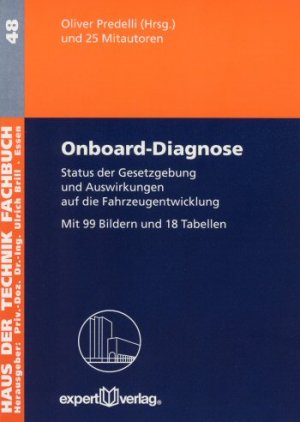 ISBN 9783816924951: Onboard-Diagnose, I: - Status der Gesetzgebung und Auswirkungen auf die Fahrzeugentwicklung