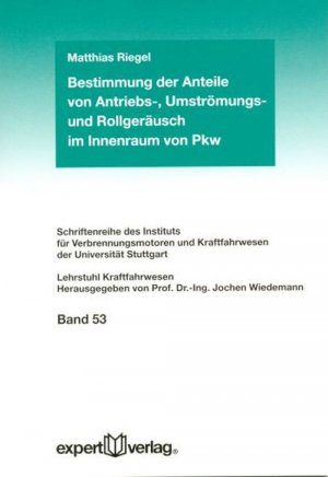 ISBN 9783816930853: Bestimmung der Anteile von Antriebs-, Umströmungs- und Rollgeräusch im Innenraum von Pkw