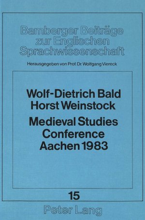 ISBN 9783820451894: ANGEBOTSWOCHE - reduziert!] Medieval Studies Conference Aachen 1983 - Language and Literature