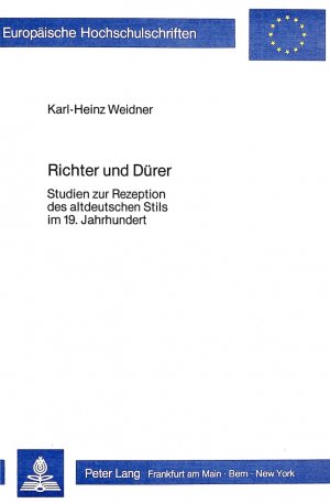 ISBN 9783820477795: Richter und Dürer - Studien zur Rezeption des altdeutschen Stils im 19. Jahrhundert