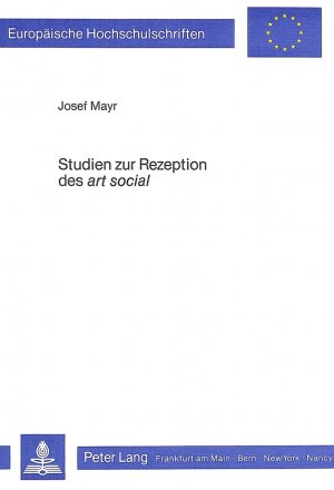 ISBN 9783820480566: Studien zur Rezeption des «art social» - Die Sozialromane George Sands in der zeitgenössischen Kritik