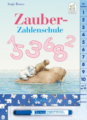 ISBN 9783821227566: Der kleine Eisbär - Zauberzahlenschule – Pappregisterbuch mit abwaschbaren Seiten