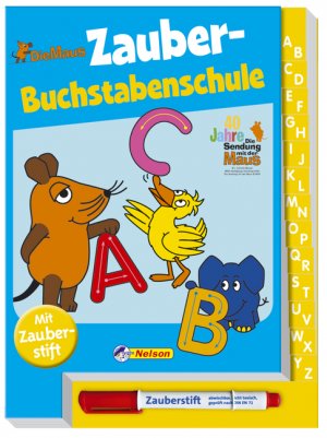 ISBN 9783821235813: Die Maus, Zauber-Buchstabenschule - mit Zauberstift