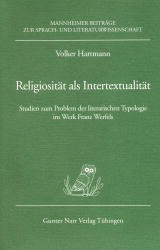 ISBN 9783823356400: Religiosität als Intertextualität - Studien zum Problem der literarischen Typologie im Werk Franz Werfels