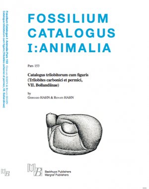 ISBN 9783823617013: 1., Animalia / Ps. 153., Catalogus trilobitorum cum figuris (Trilobites carbonici et permici, VII. Bollandiinae) / Gerhard Hahn & Renate Hahn