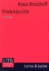 ISBN 9783825210793: Produktpolitik