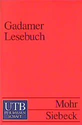 ISBN 9783825219727: Gadamer Lesebuch