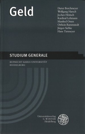 ISBN 9783825313791: Geld - Sommersemester 2001